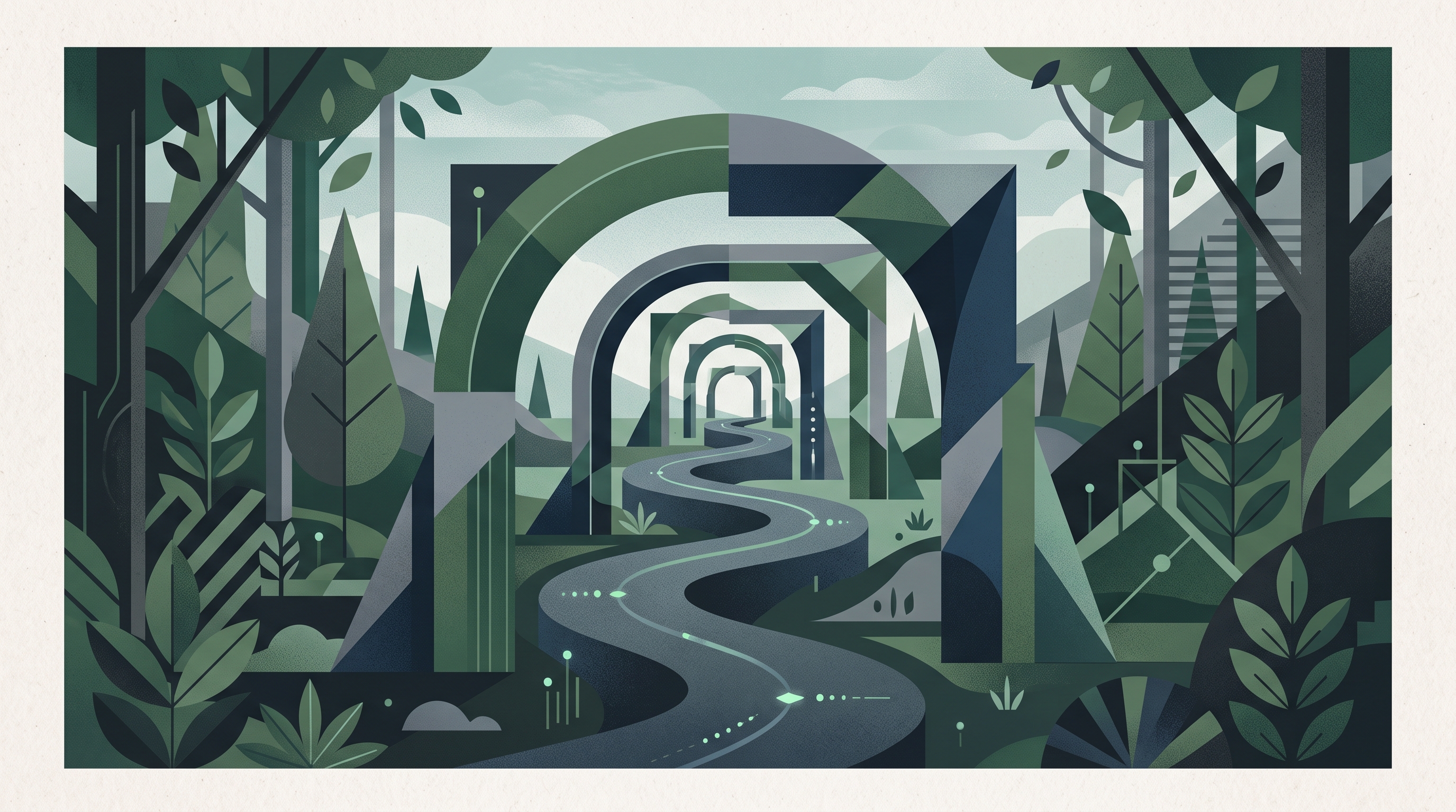 Abstract illustration of market access pathways